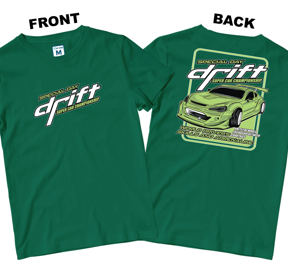Cotton Shirt: Special Day Drift (Front and Back)