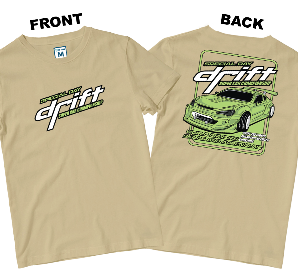 Cotton Shirt: Special Day Drift (Front and Back)