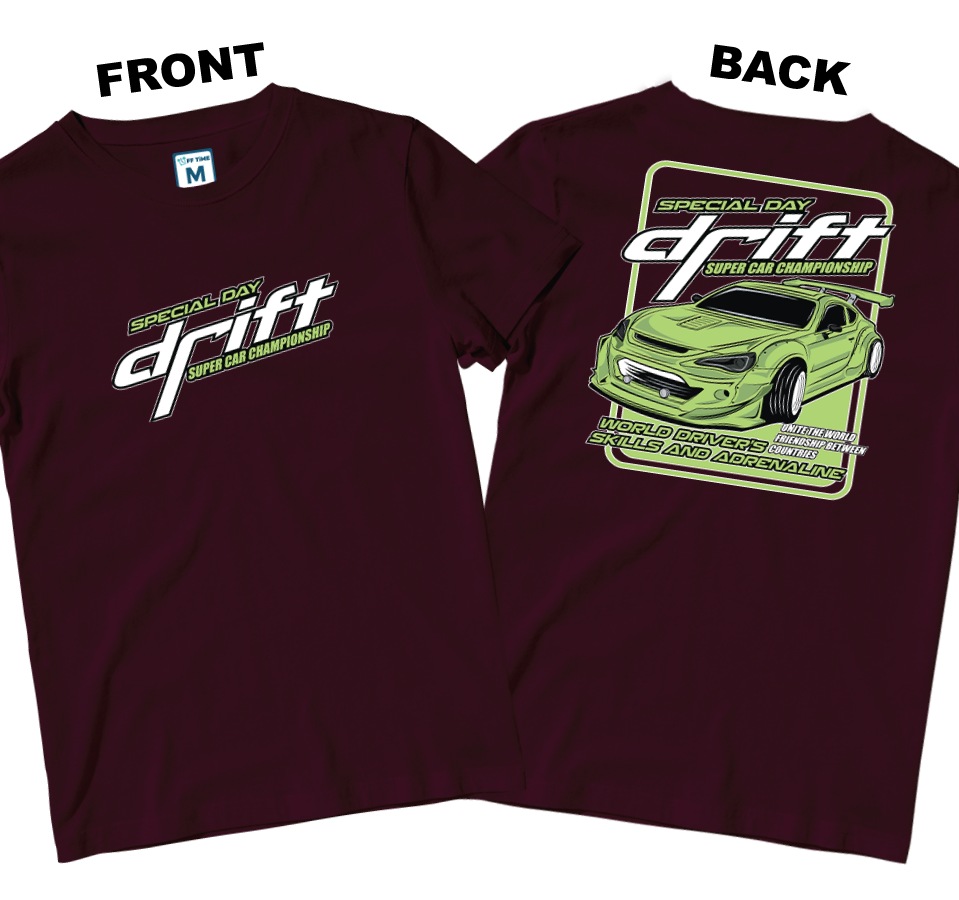 Cotton Shirt: Special Day Drift (Front and Back)