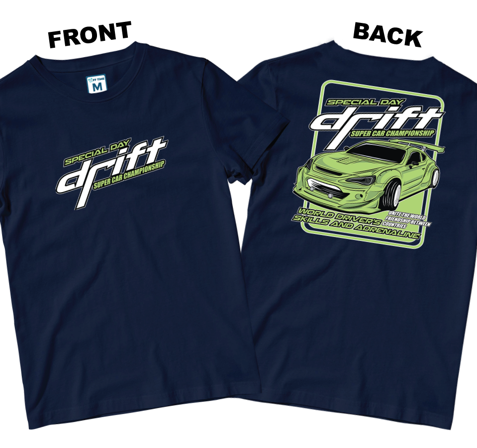 Cotton Shirt: Special Day Drift (Front and Back)