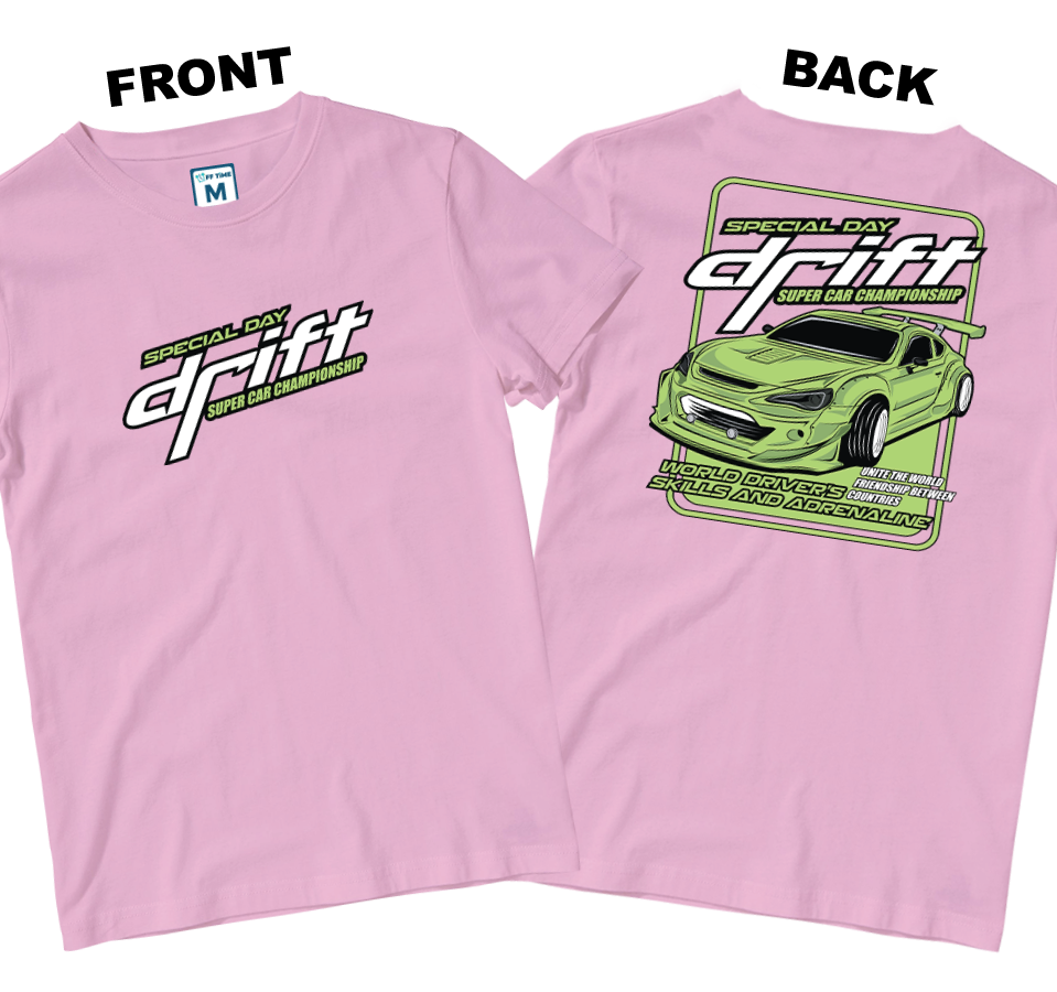 Cotton Shirt: Special Day Drift (Front and Back)