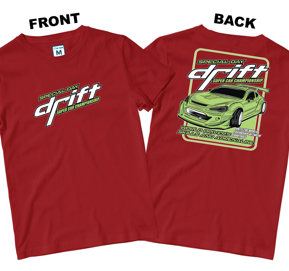 Cotton Shirt: Special Day Drift (Front and Back)