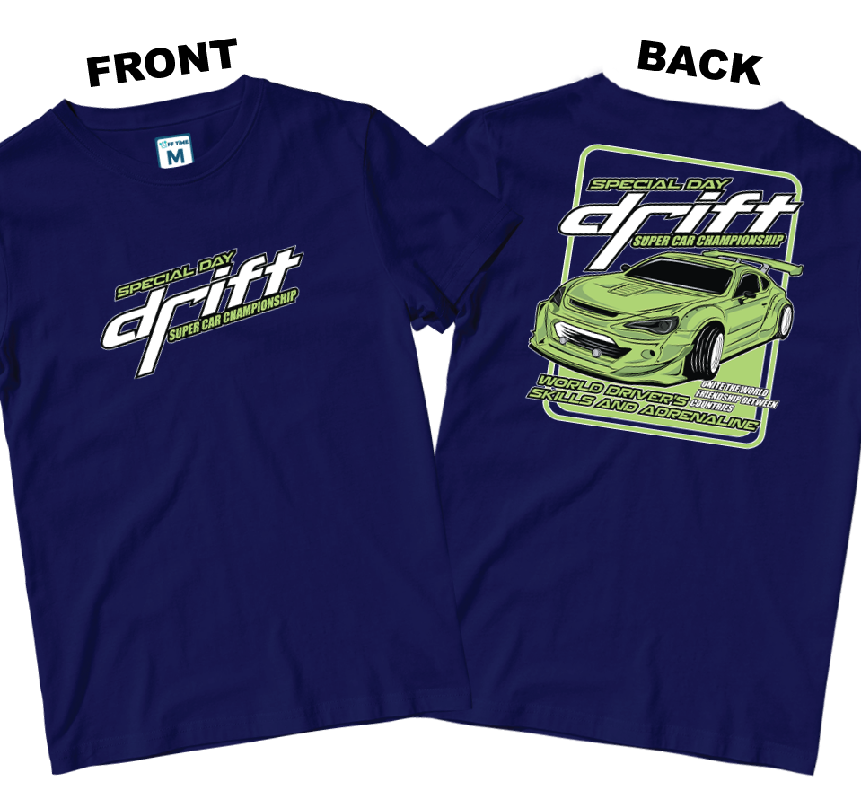 Cotton Shirt: Special Day Drift (Front and Back)