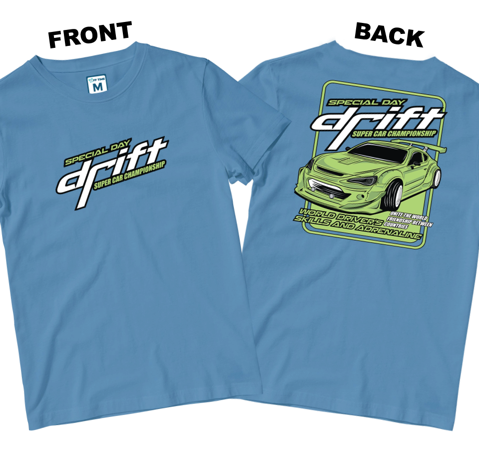 Cotton Shirt: Special Day Drift (Front and Back)