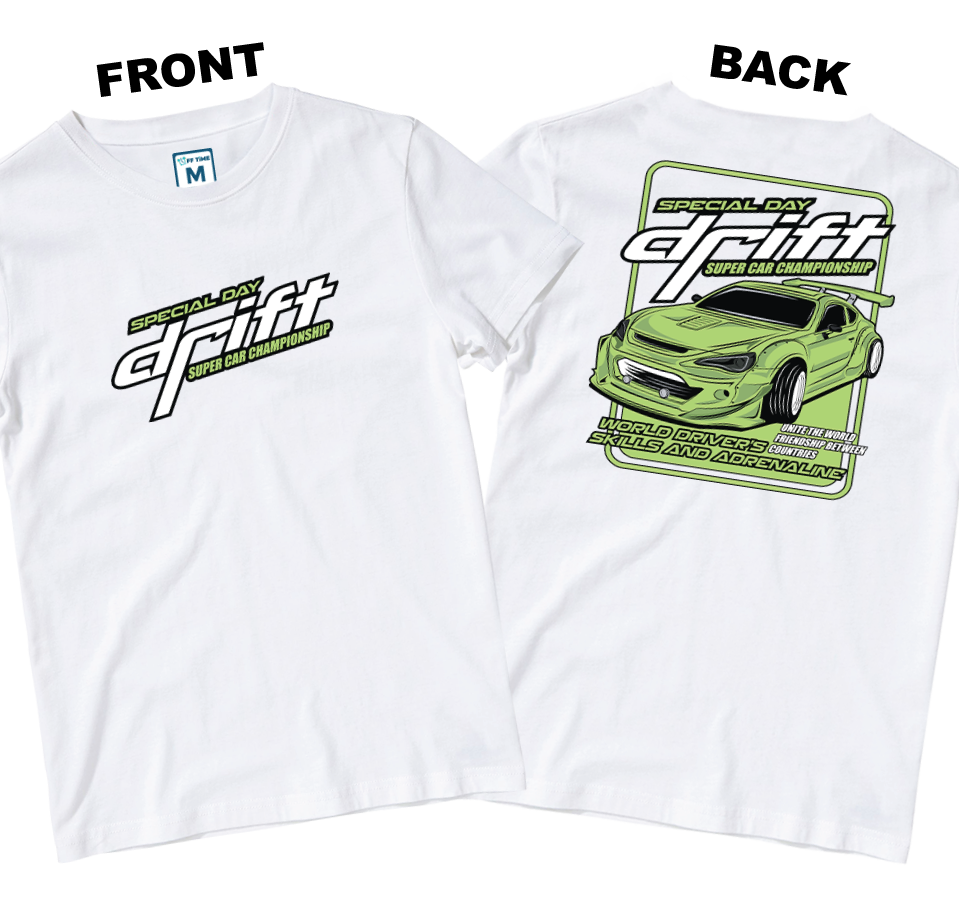 Cotton Shirt: Special Day Drift (Front and Back)