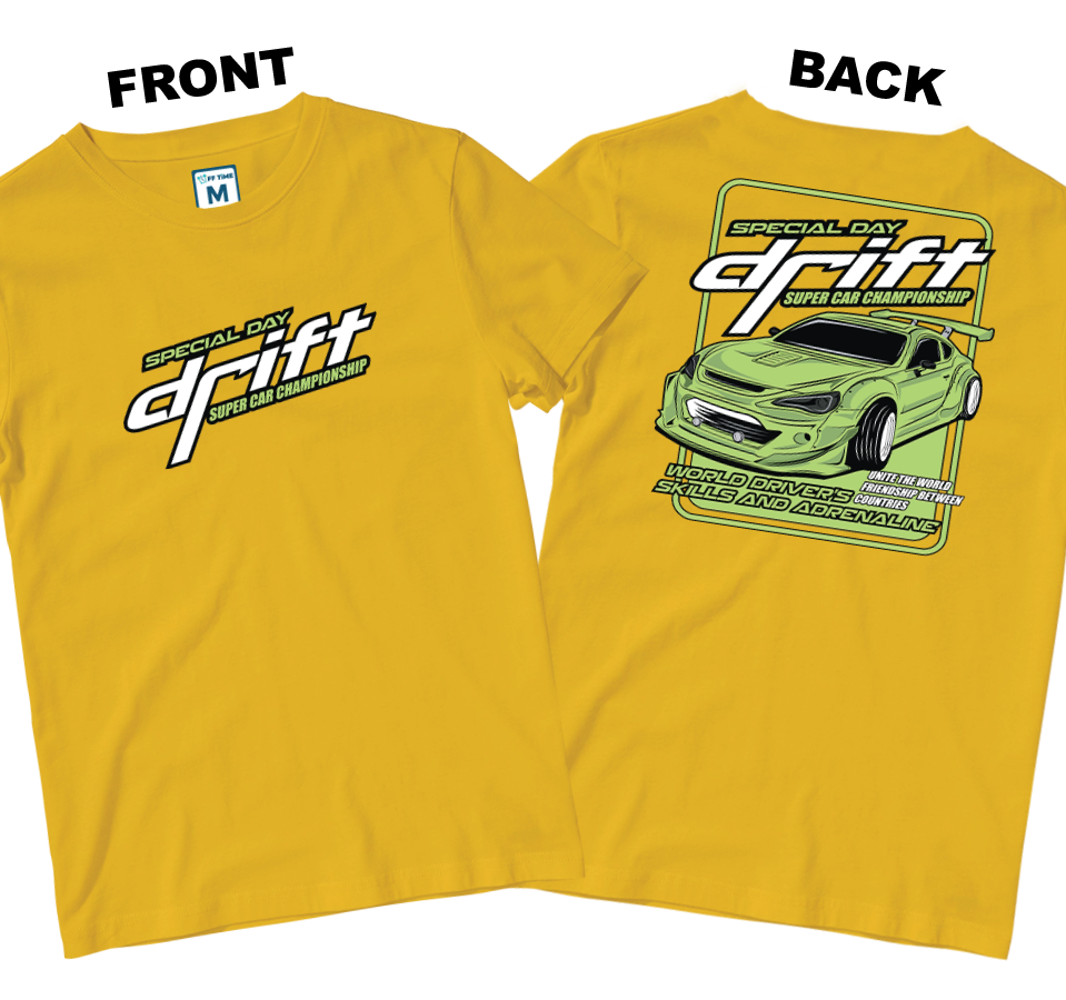 Cotton Shirt: Special Day Drift (Front and Back)