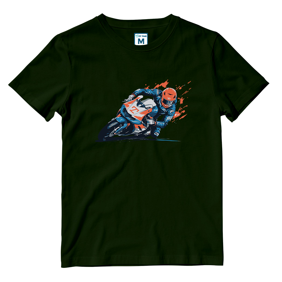 Cotton Shirt: Speed Flames
