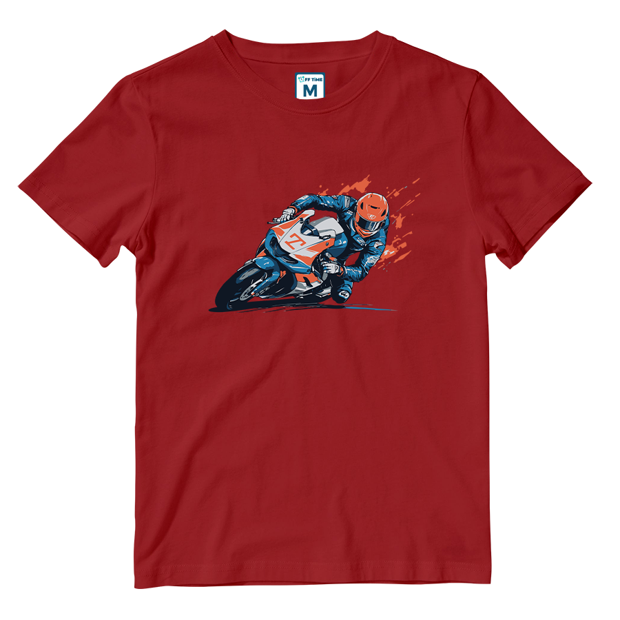 Cotton Shirt: Speed Flames