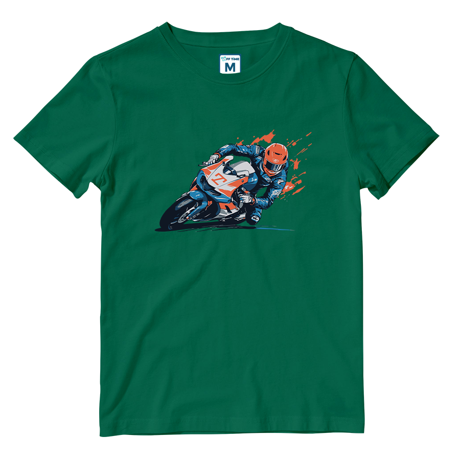 Cotton Shirt: Speed Flames