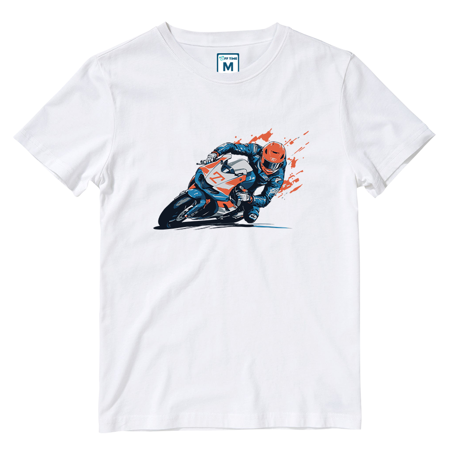 Cotton Shirt: Speed Flames