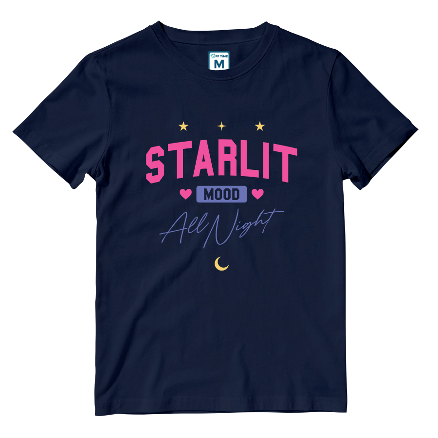 Cotton Shirt: Starlit Mood