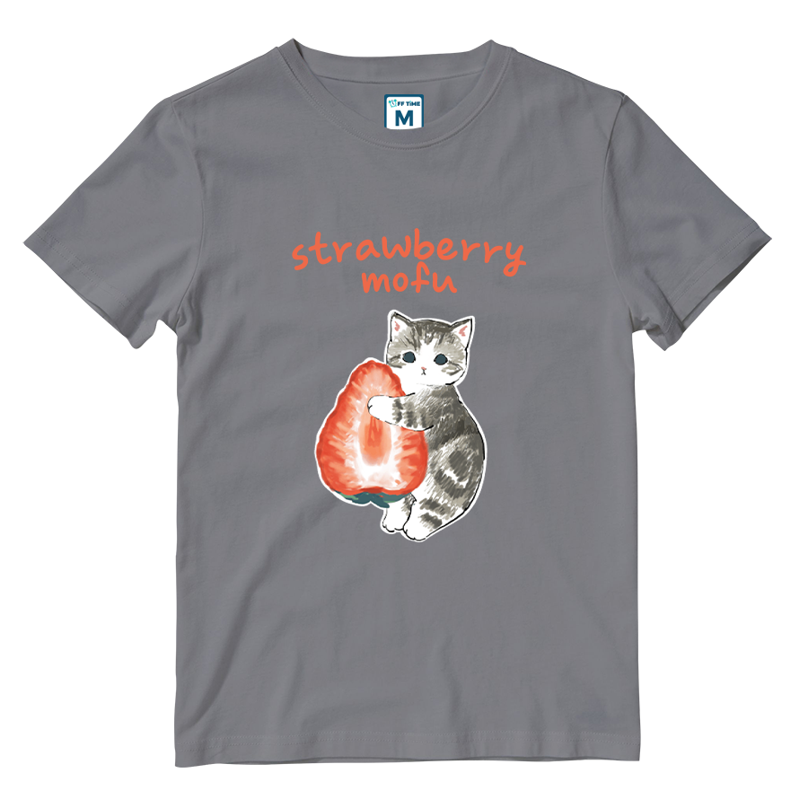 Cotton Shirt: Strawberry Mofu