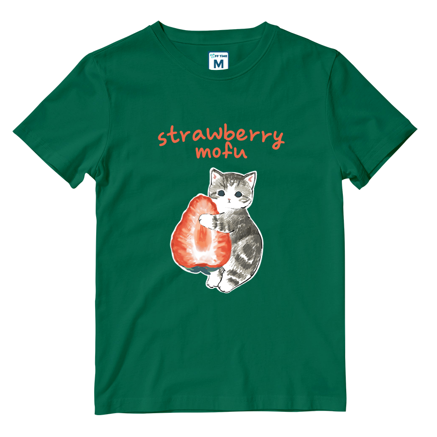 Cotton Shirt: Strawberry Mofu