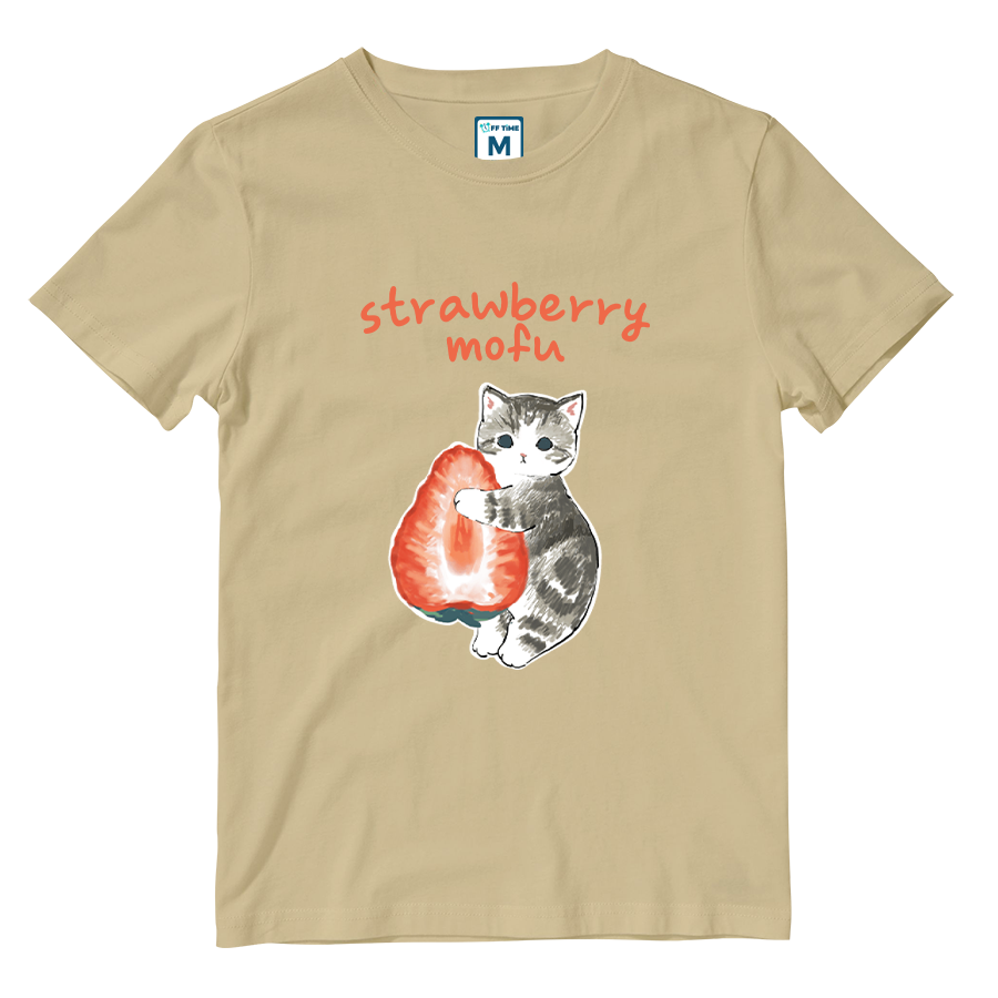 Cotton Shirt: Strawberry Mofu