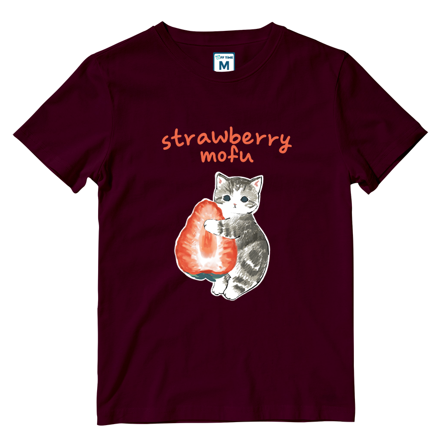 Cotton Shirt: Strawberry Mofu