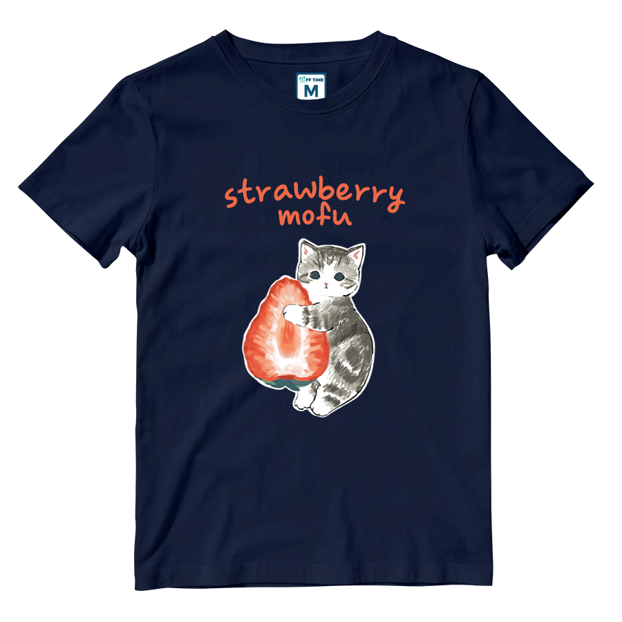 Cotton Shirt: Strawberry Mofu