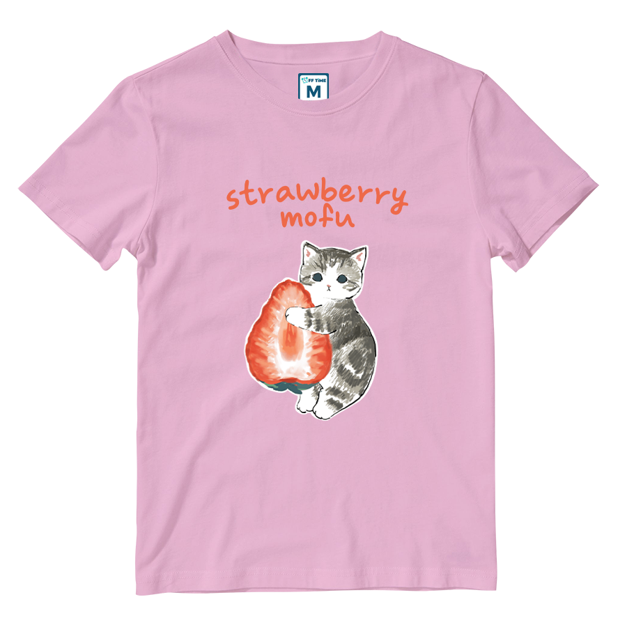 Cotton Shirt: Strawberry Mofu