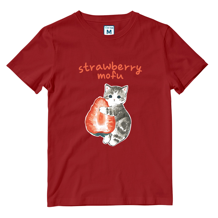 Cotton Shirt: Strawberry Mofu