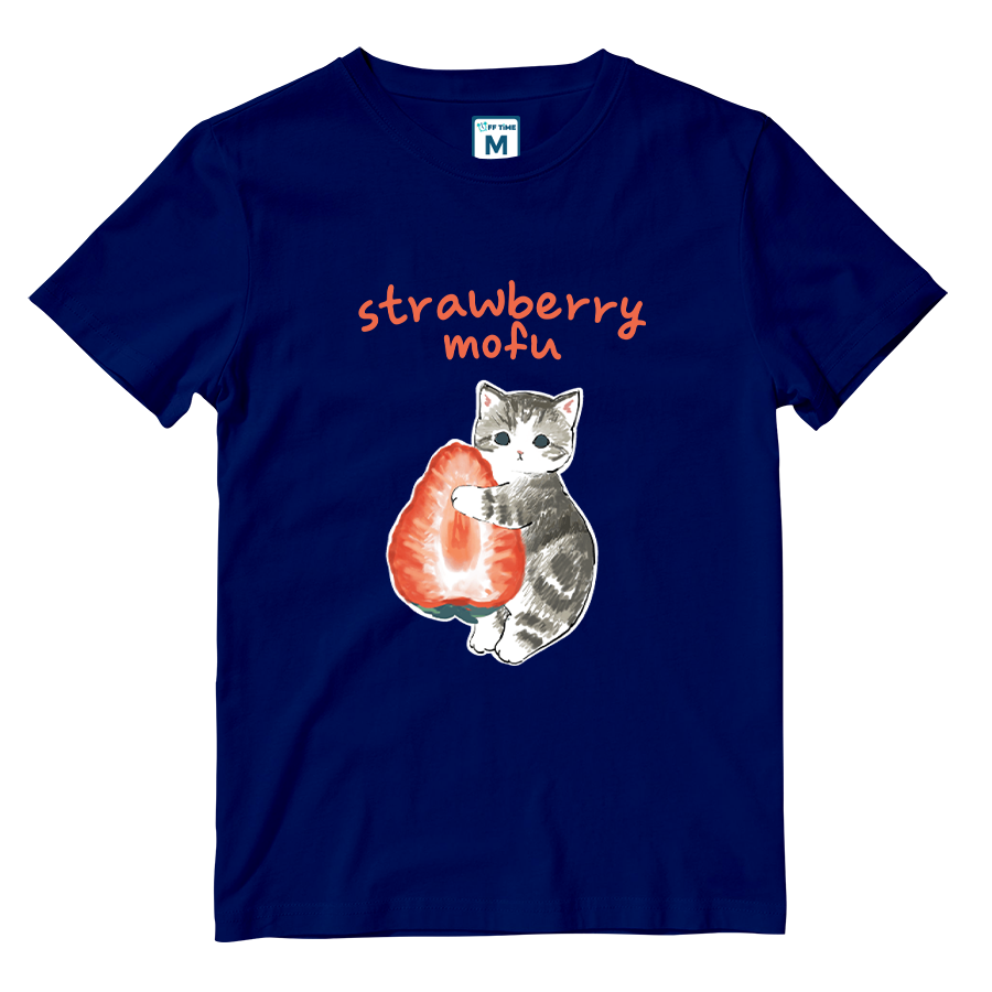 Cotton Shirt: Strawberry Mofu