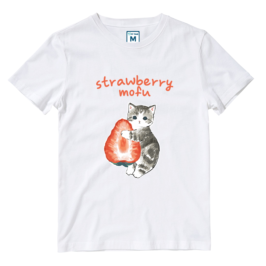 Cotton Shirt: Strawberry Mofu