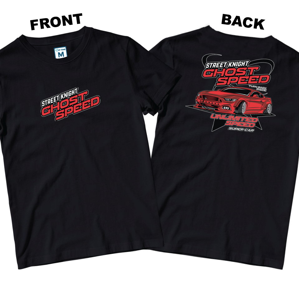 Cotton Shirt: Street Knight Ghost Speed (Front and Back)