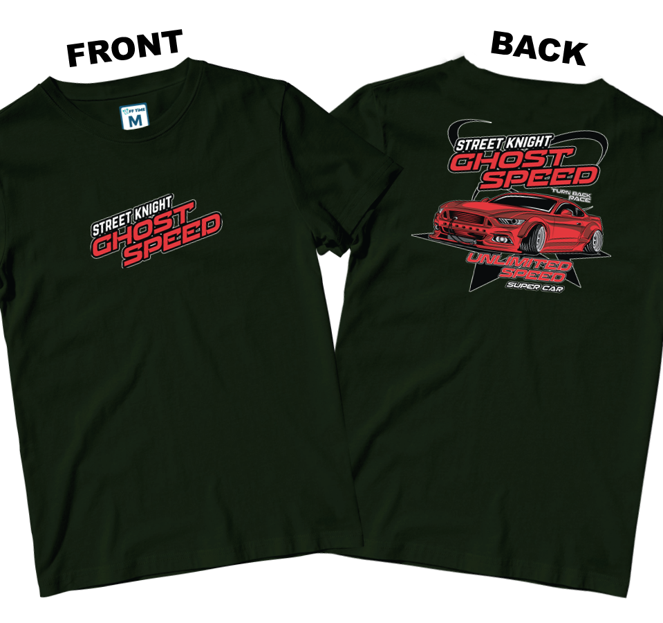 Cotton Shirt: Street Knight Ghost Speed (Front and Back)