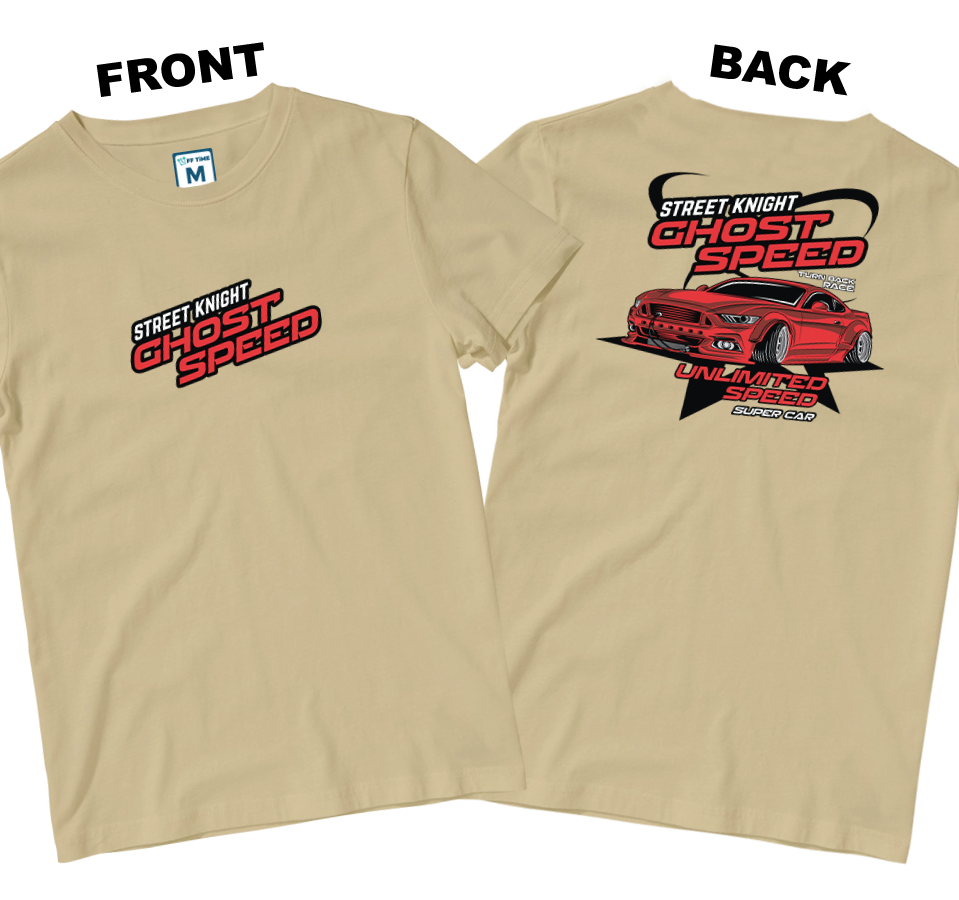 Cotton Shirt: Street Knight Ghost Speed (Front and Back)