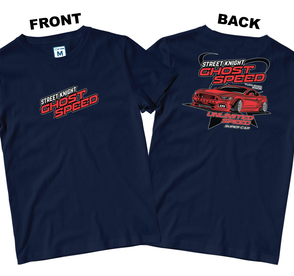 Cotton Shirt: Street Knight Ghost Speed (Front and Back)