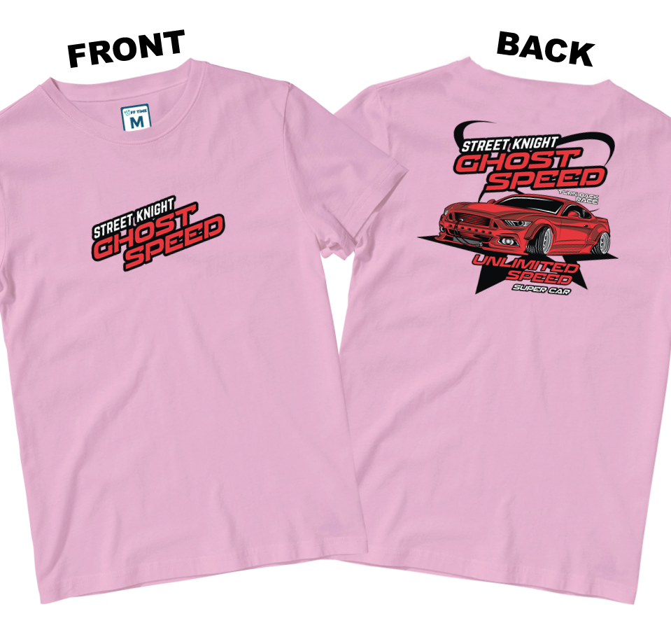 Cotton Shirt: Street Knight Ghost Speed (Front and Back)