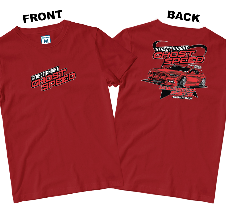 Cotton Shirt: Street Knight Ghost Speed (Front and Back)
