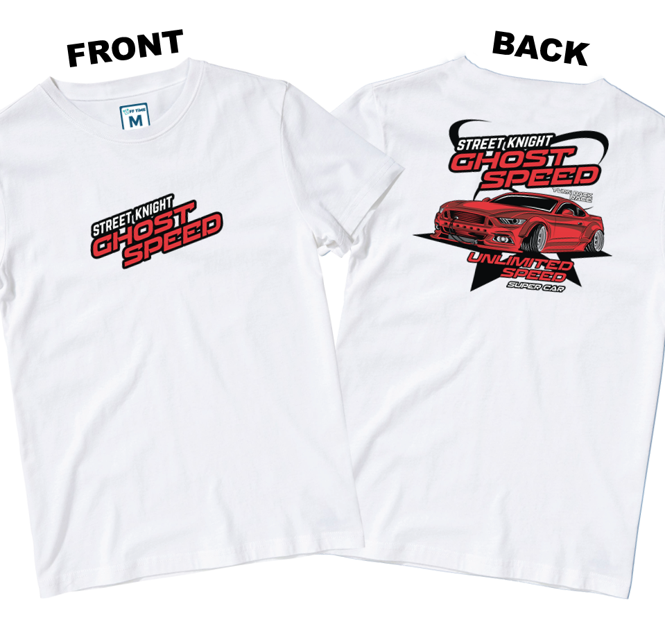 Cotton Shirt: Street Knight Ghost Speed (Front and Back)