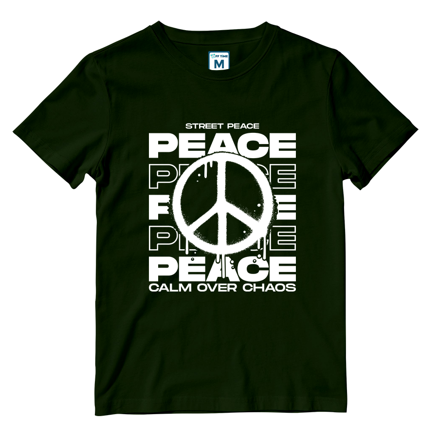 Cotton Shirt: Street Peace