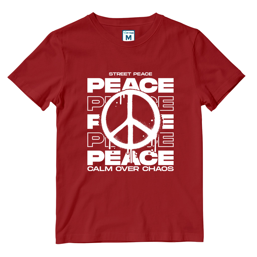 Cotton Shirt: Street Peace