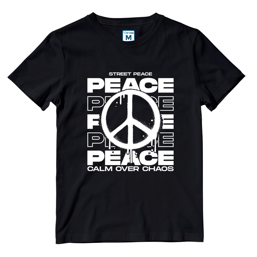 Cotton Shirt: Street Peace