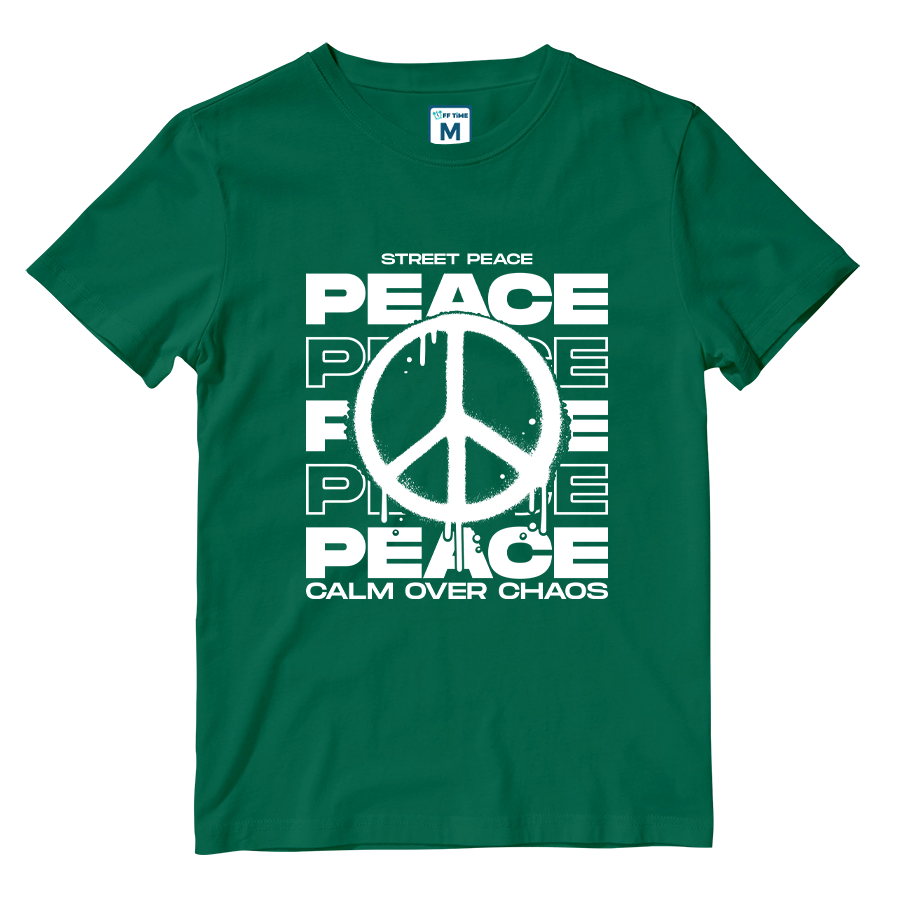 Cotton Shirt: Street Peace