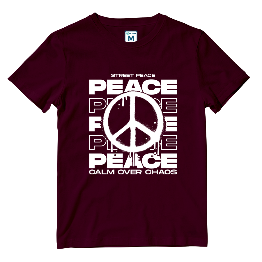 Cotton Shirt: Street Peace