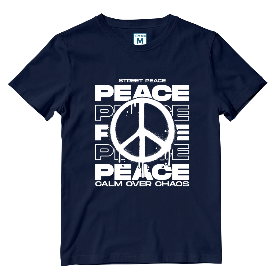 Cotton Shirt: Street Peace