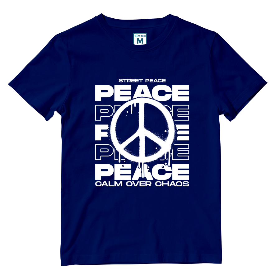 Cotton Shirt: Street Peace