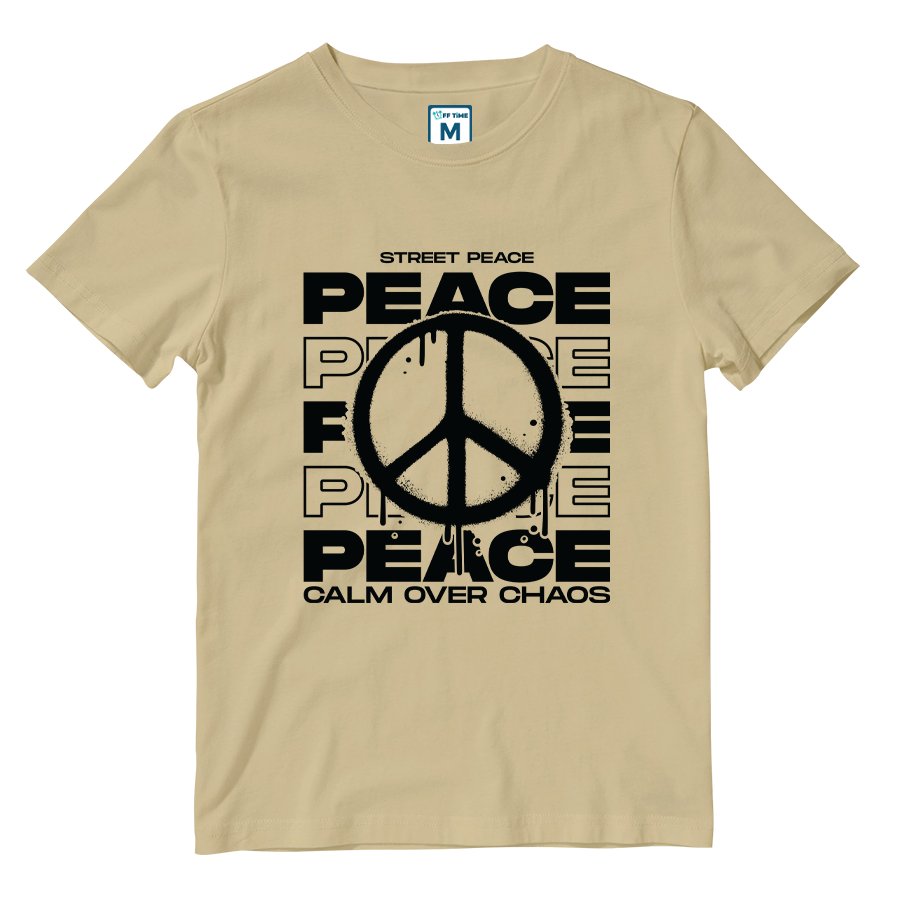 Cotton Shirt: Street Peace