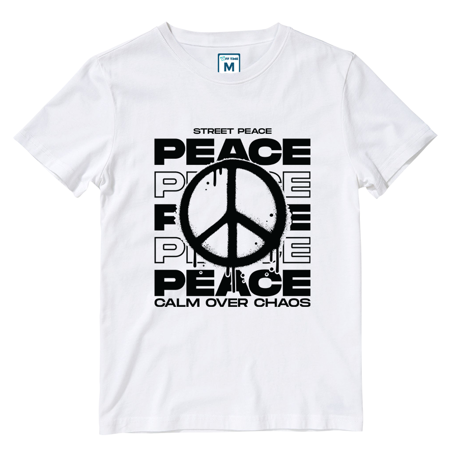 Cotton Shirt: Street Peace