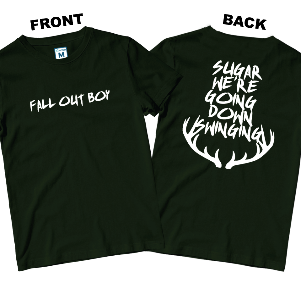 Cotton Shirt: Sugar We're Going Down (Front and Back)