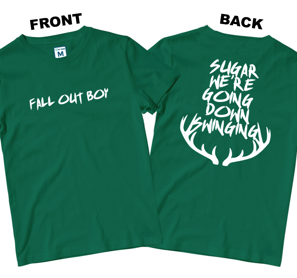 Cotton Shirt: Sugar We're Going Down (Front and Back)