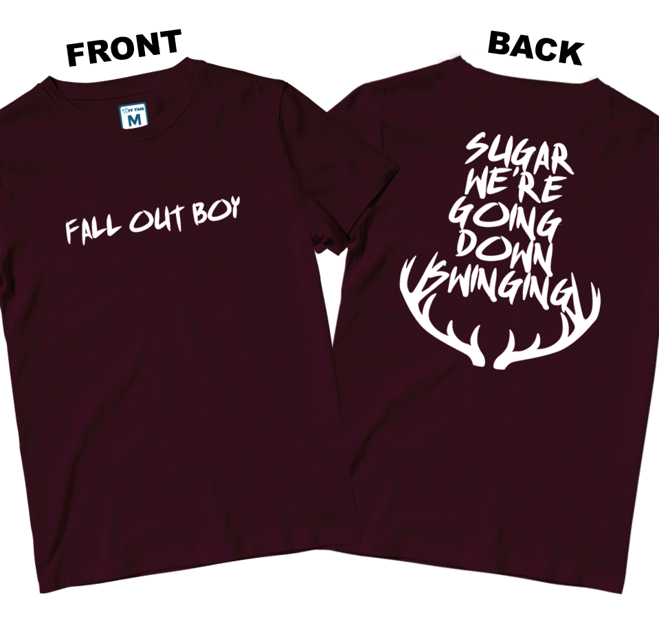 Cotton Shirt: Sugar We're Going Down (Front and Back)