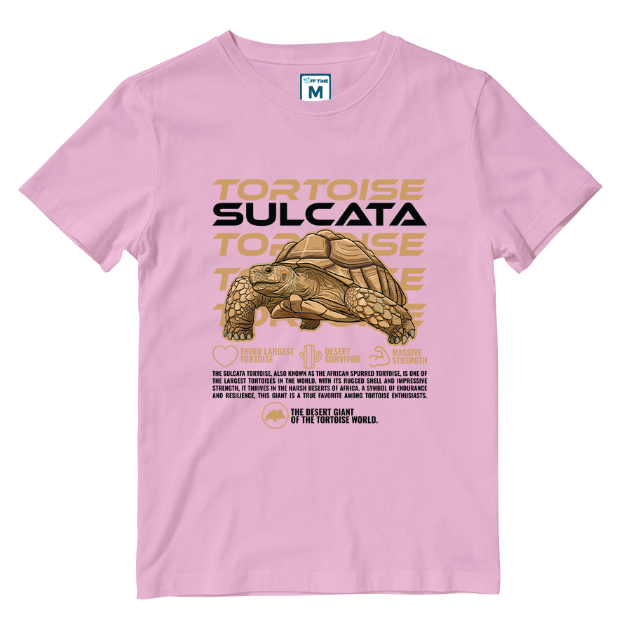 Cotton Shirt: Sulcata Tortoise