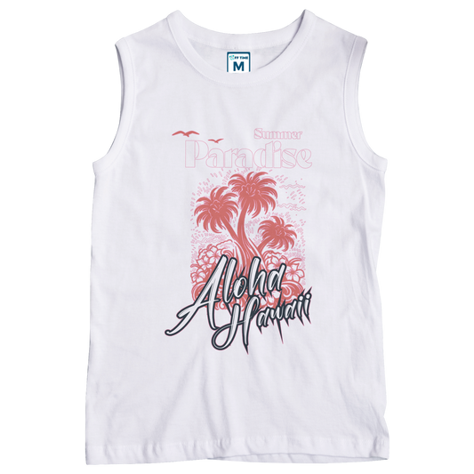 Sleeveless Drifit Shirt: Summer Paradise