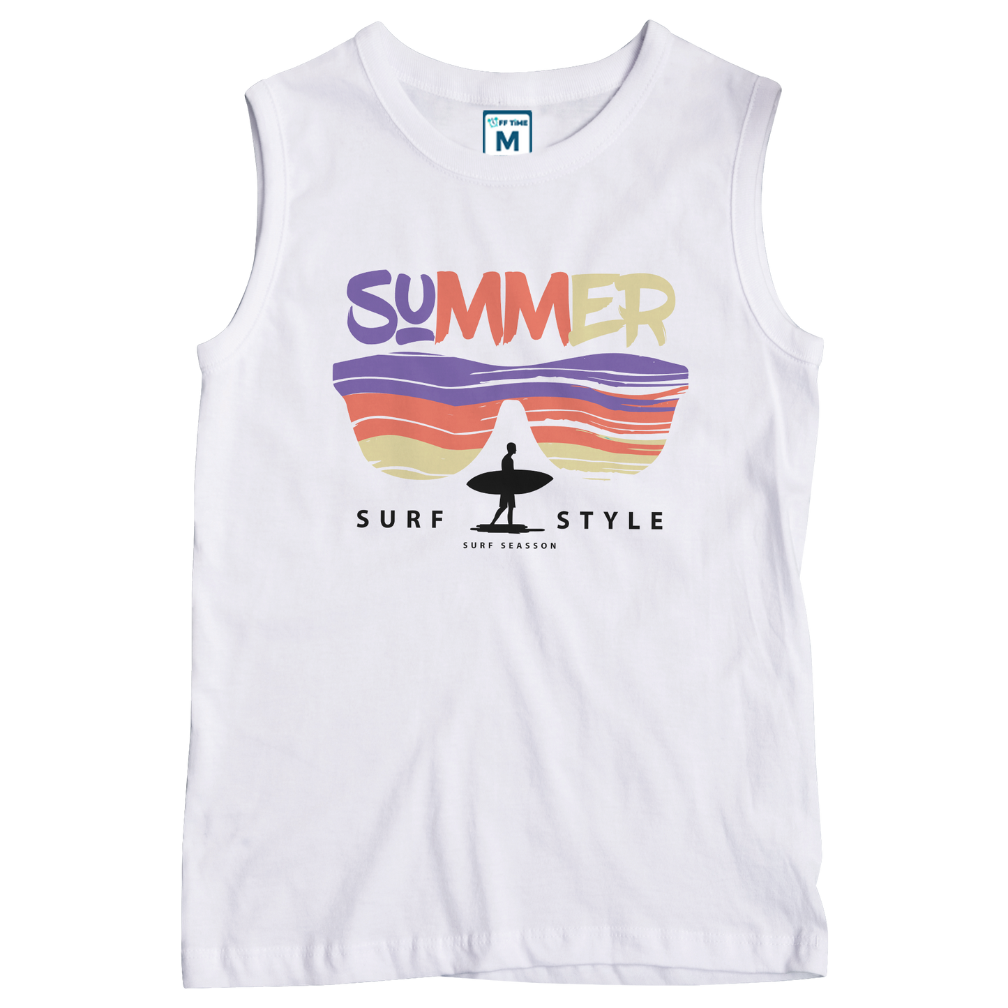 Sleeveless Drifit Shirt: Summer Shades
