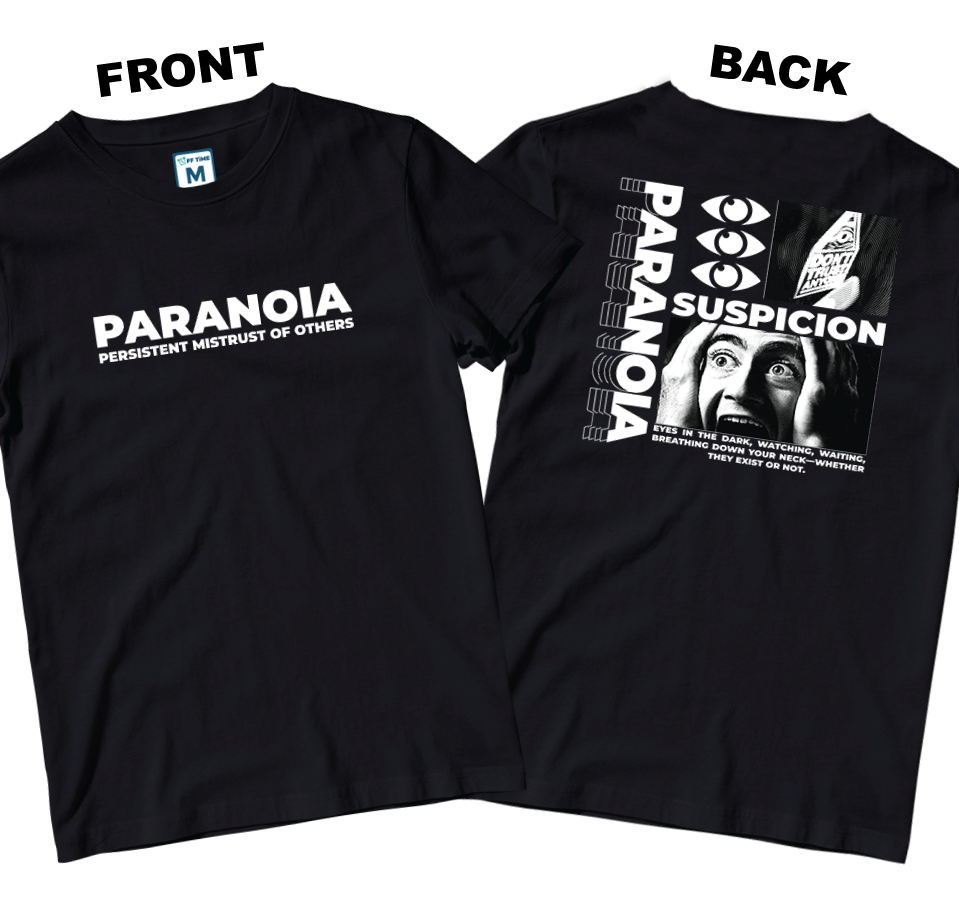 Cotton Shirt: Suspicion (Front and Back)
