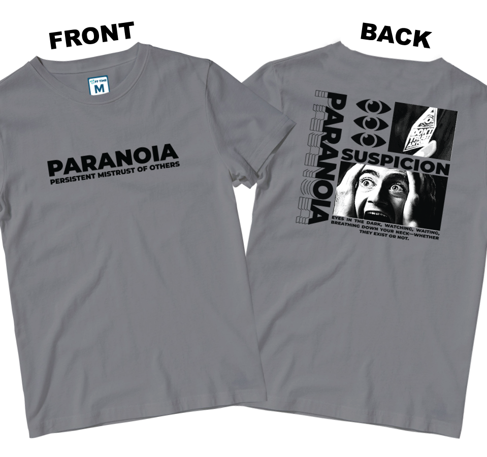Cotton Shirt: Suspicion (Front and Back)