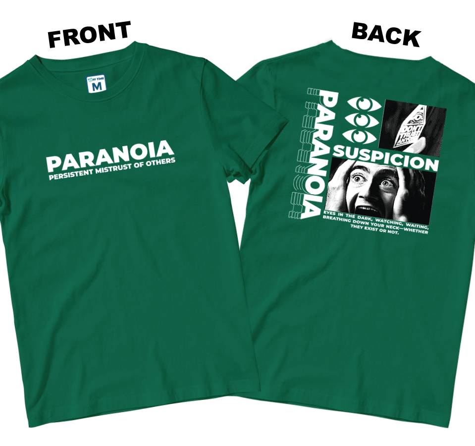 Cotton Shirt: Suspicion (Front and Back)