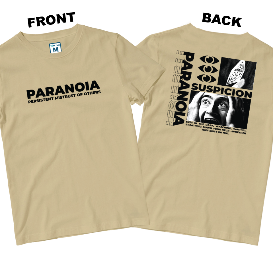 Cotton Shirt: Suspicion (Front and Back)